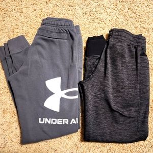 Under Armour boys joggers lot size L.